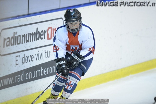 2014-01-18 Hockey Milano Rossoblu U14-Aosta 0046 Gabriele Asinelli